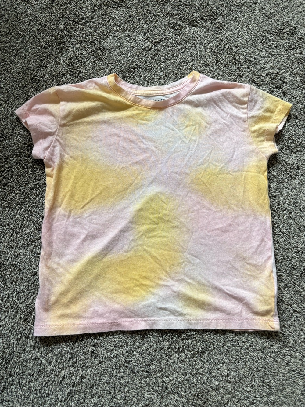Old Navy Kids Tie-Dye Tee - Pastel Pink & Yellow